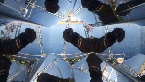 Steen Koerner through Olafur Eliasson's Know-how kaleidoscope, 2014, Kabelparken, Copenhagen