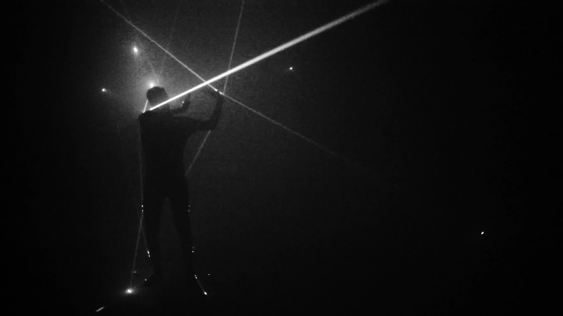 Laser – Movement – Fog: Improvisation 2, 2017
