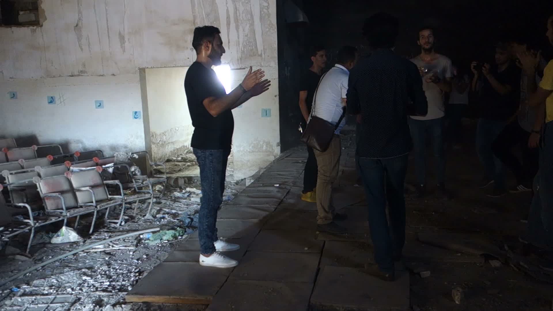 Improvised acoustic experiment, Kick-Off Workshop in Bait Tarkib, 2018, Baghdad