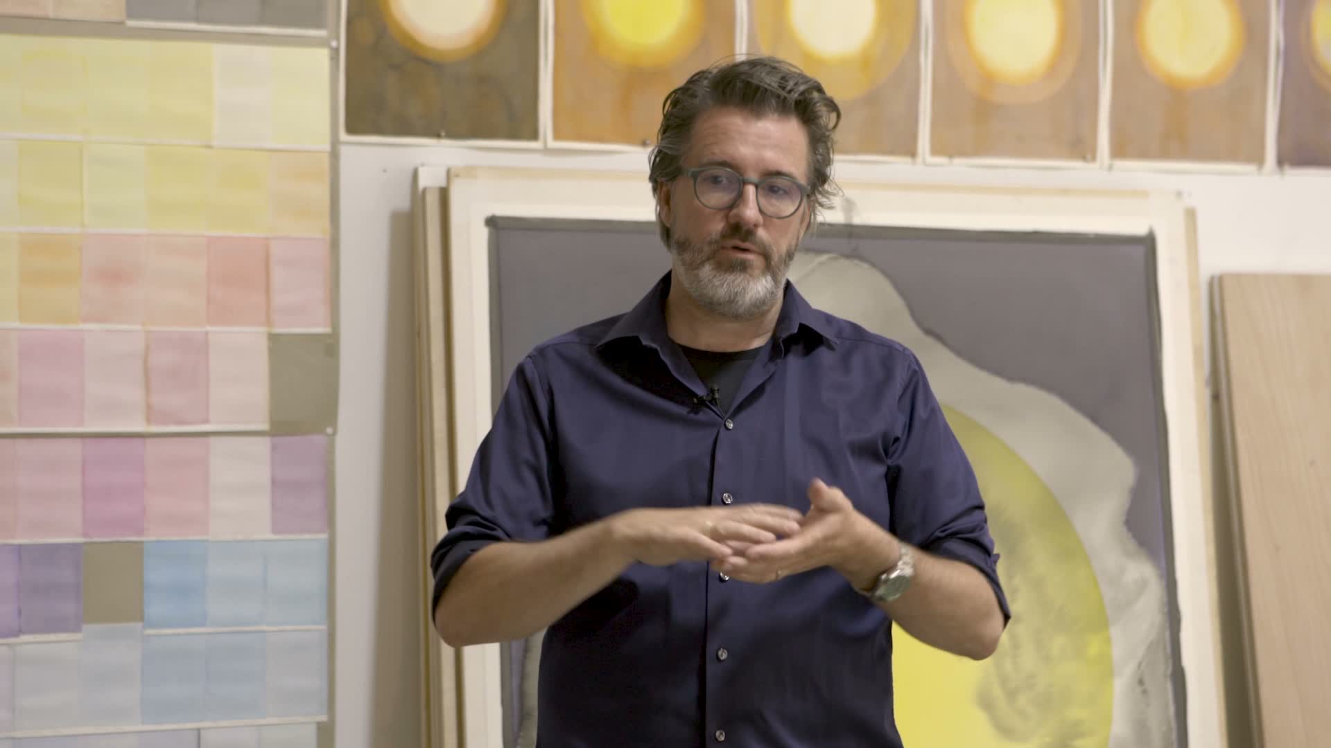 Olafur on works on paper