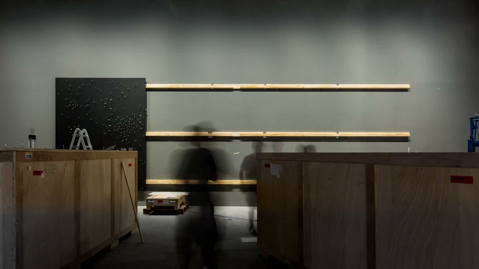 Timelapse: The construction of The parliament of possibilities, Leeum, Seoul. Video by Image Bakery.
